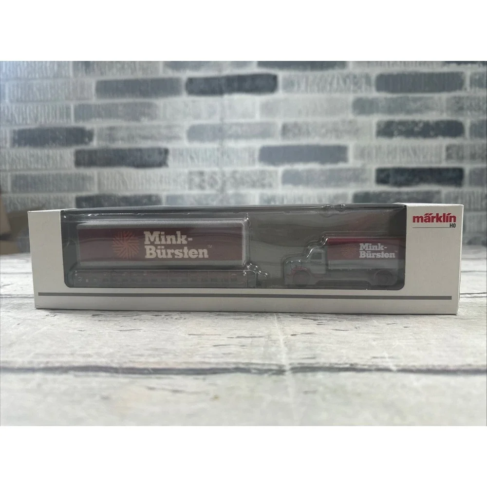 NEW Märklin 48112 H0 Museum Car 2012 Mink-Bürsten DB + Truck 3-Rail NIB